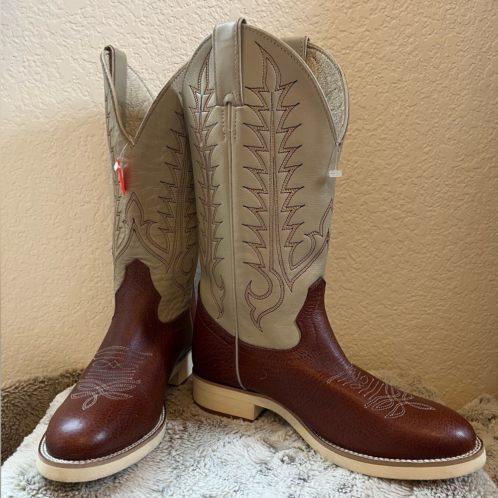 NWT Tony Lama Two-Tone Cowboy Boots